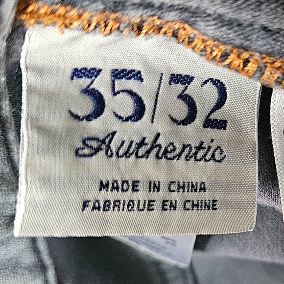 Tommy Bahama Authentic Gray Stretch Cotton Twill Pant 35x32 - Picture 5 of 8